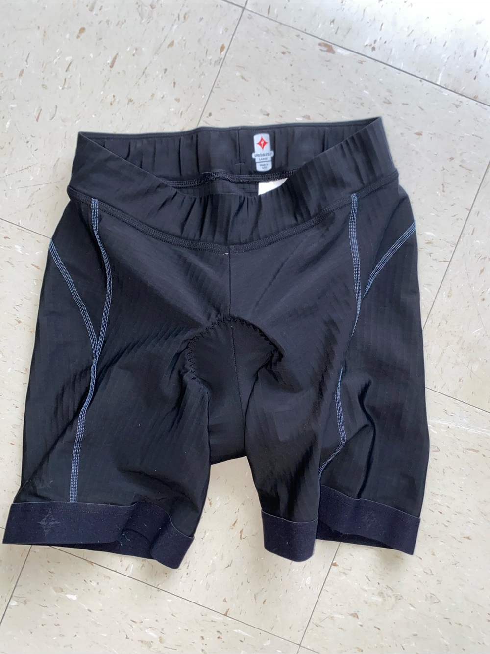 Specialized Black Women's Athletic Cycling Shorts padded womens large